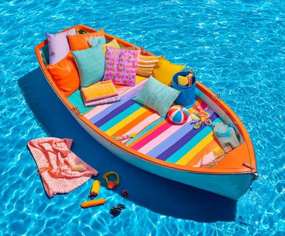 Summer boat trip CU Card artwork